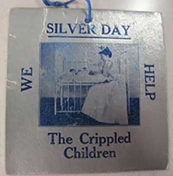 A placard that may have been part of the 25th or "Silver" anniversary.