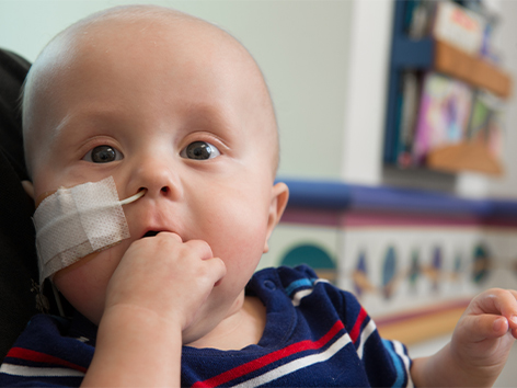 Infant liver patient, Thomas.