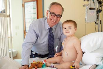 Dr. Warady with Jack featured on Inside Pediatrics