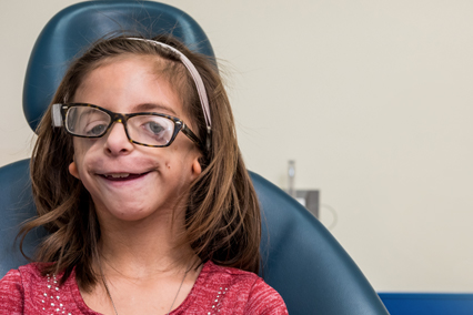 A patient receives care in the JAWS Clinic at Children's Mercy.