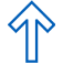 icon of an arrow pointing up