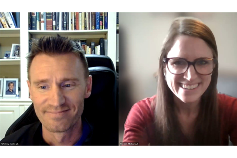 Justin Whitney, Partner, Lathrop GPM Trust, Estates & Legacy Planning group and Donald H. Chisholm Planned Giving Council member with Michaela Norton, Senior Coordinator of Philanthropic Gift Planning.