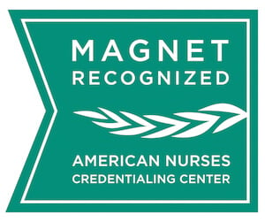 Magnet Recognized by American Nurses Credentialing Center Logo 